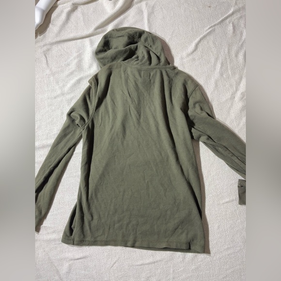 Core Life Green Waffle Thermal Hoodie UNISEX - Picture 6 of 6